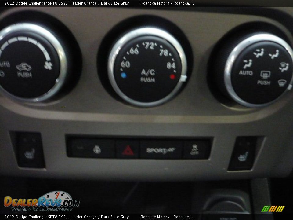 2012 Dodge Challenger SRT8 392 Header Orange / Dark Slate Gray Photo #22