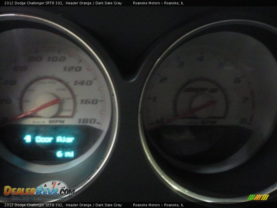 2012 Dodge Challenger SRT8 392 Header Orange / Dark Slate Gray Photo #23