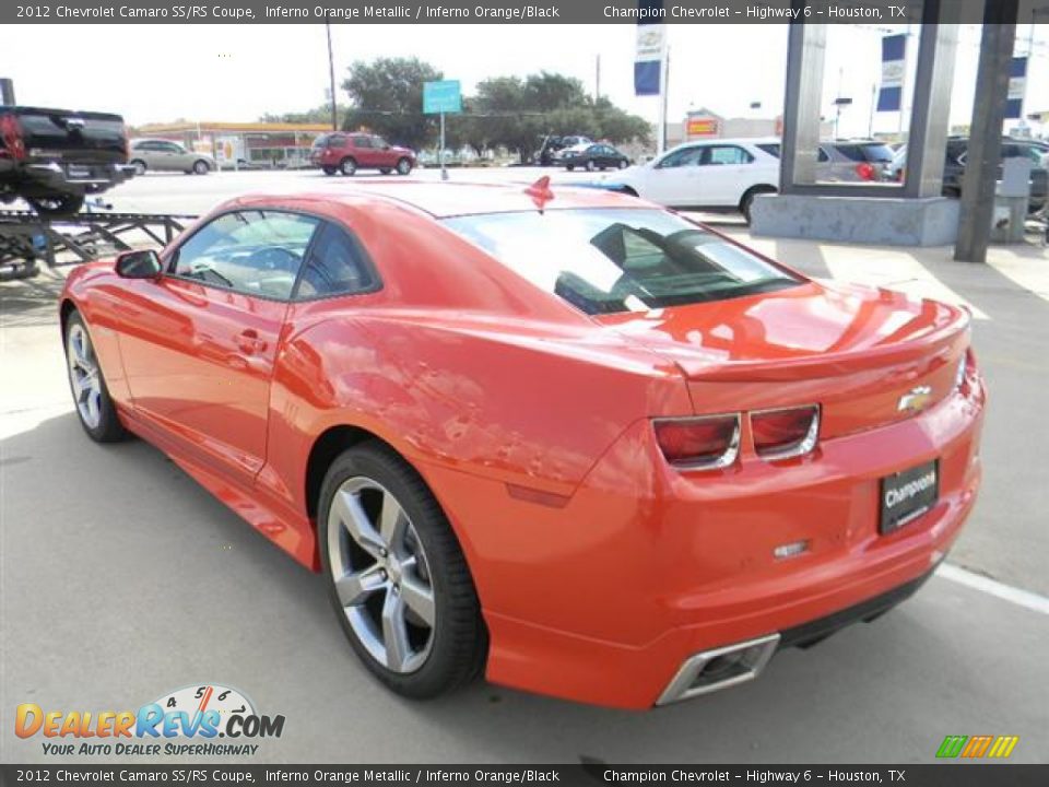 2012 Chevrolet Camaro SS/RS Coupe Inferno Orange Metallic / Inferno Orange/Black Photo #6