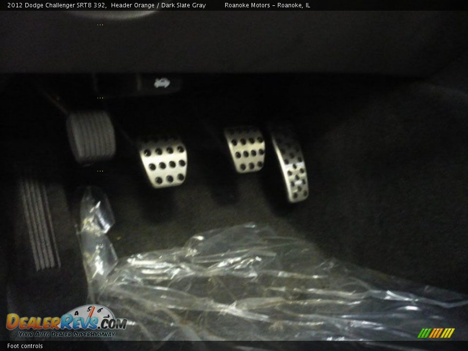 Foot controls - 2012 Dodge Challenger