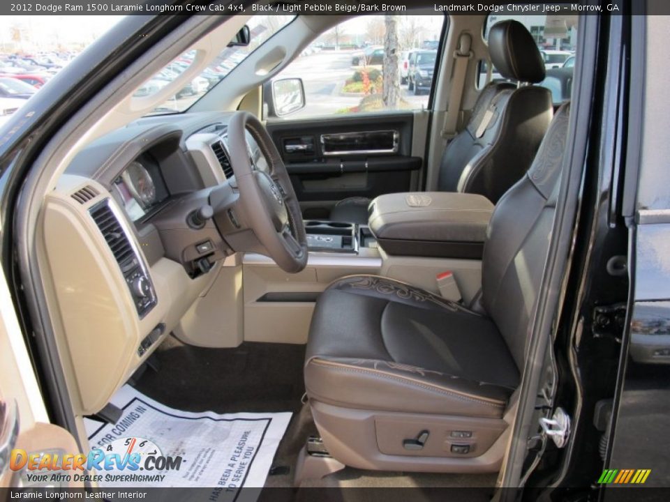 Laramie Longhorn Leather Interior 2012 Dodge Ram 1500