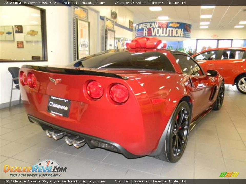 2012 Chevrolet Corvette Z06 Crystal Red Metallic Tintcoat / Ebony Photo #5