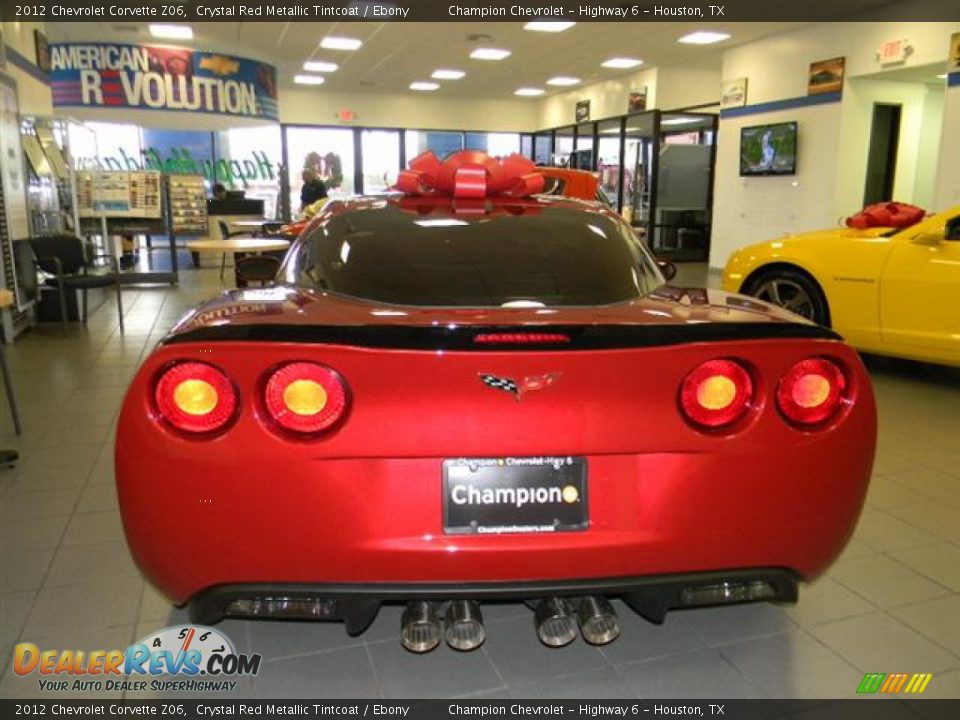 2012 Chevrolet Corvette Z06 Crystal Red Metallic Tintcoat / Ebony Photo #6