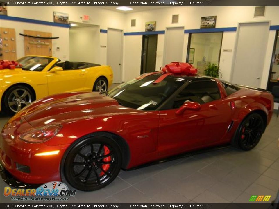 2012 Chevrolet Corvette Z06 Crystal Red Metallic Tintcoat / Ebony Photo #9