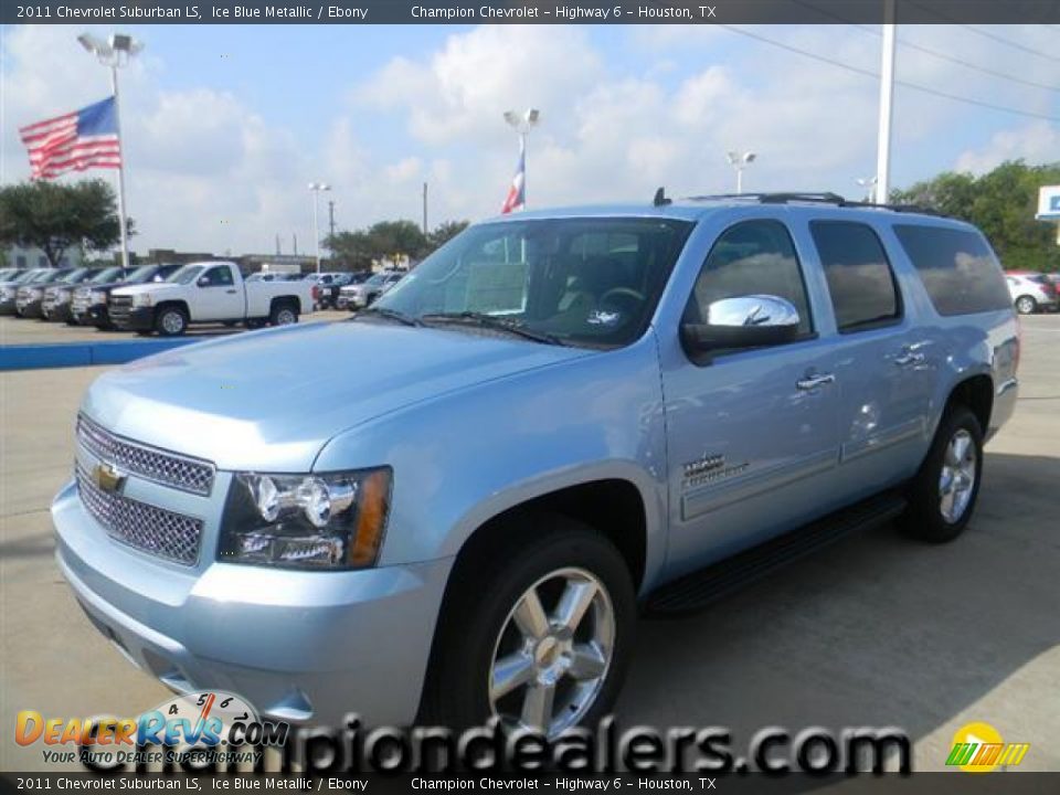 2011 Chevrolet Suburban LS Ice Blue Metallic / Ebony Photo #1
