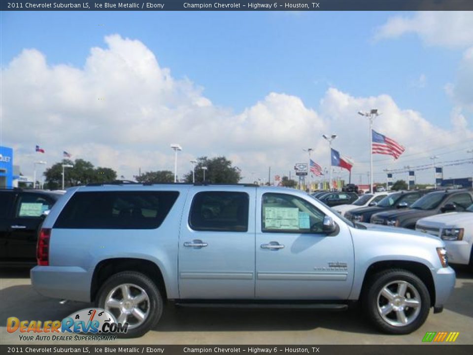 Ice Blue Metallic 2011 Chevrolet Suburban LS Photo #3