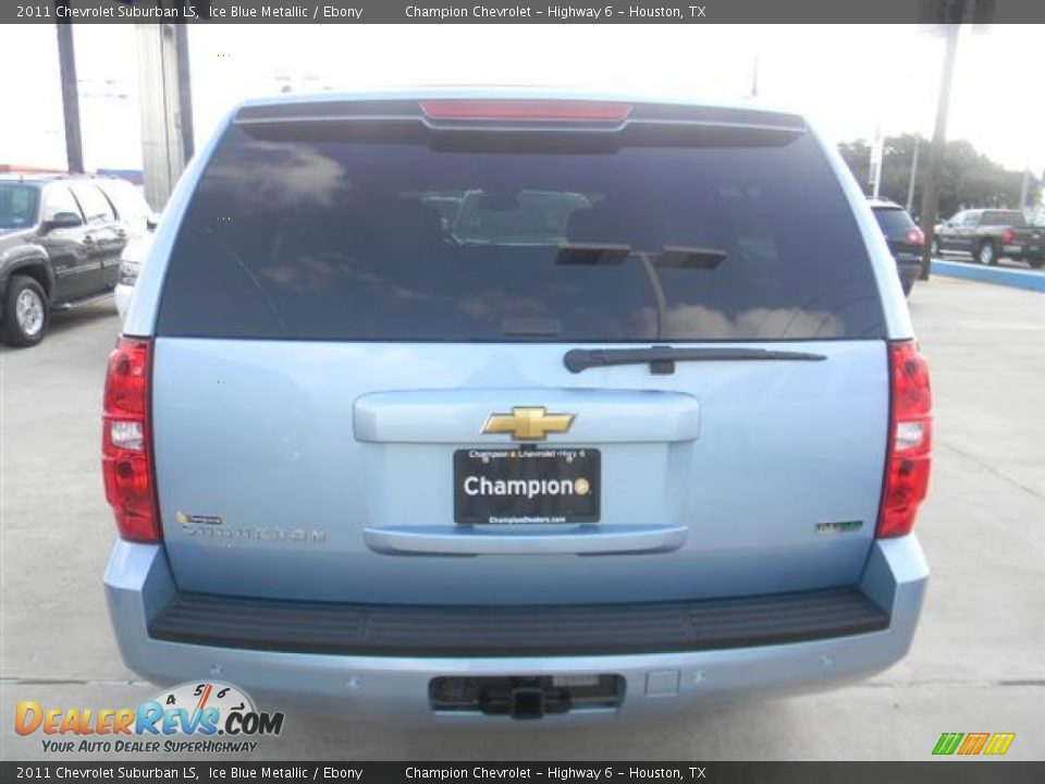 2011 Chevrolet Suburban LS Ice Blue Metallic / Ebony Photo #4