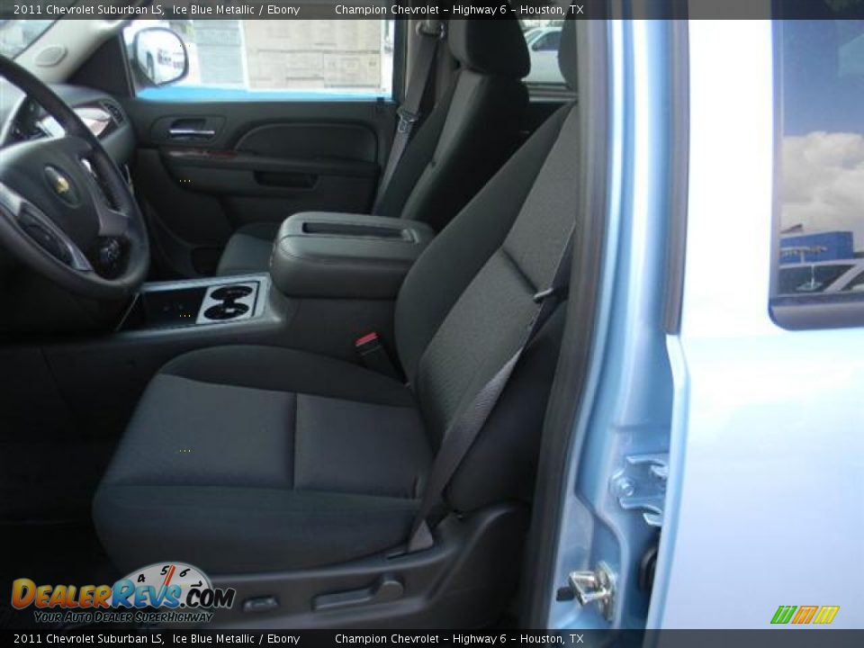 Ebony Interior - 2011 Chevrolet Suburban LS Photo #6