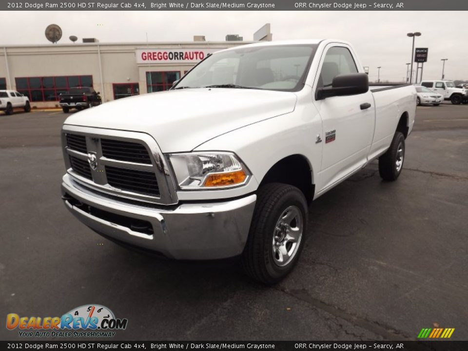 2012 Dodge Ram 2500 HD ST Regular Cab 4x4 Bright White / Dark Slate/Medium Graystone Photo #1