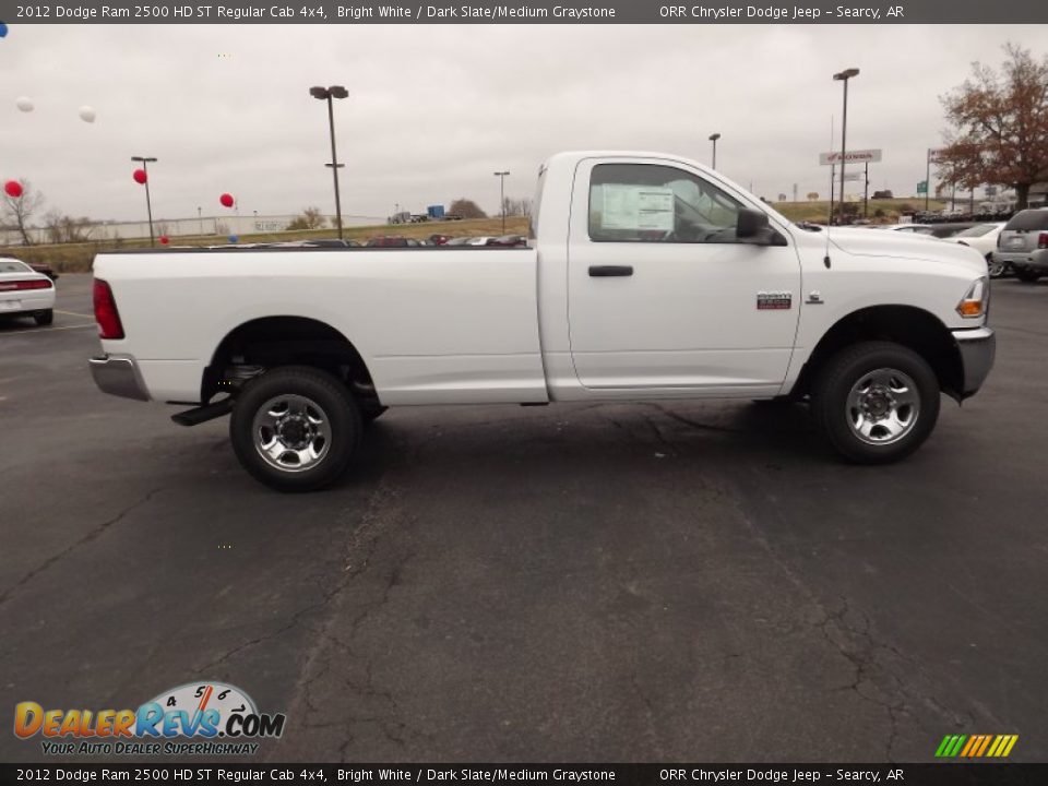 2012 Dodge Ram 2500 HD ST Regular Cab 4x4 Bright White / Dark Slate/Medium Graystone Photo #4