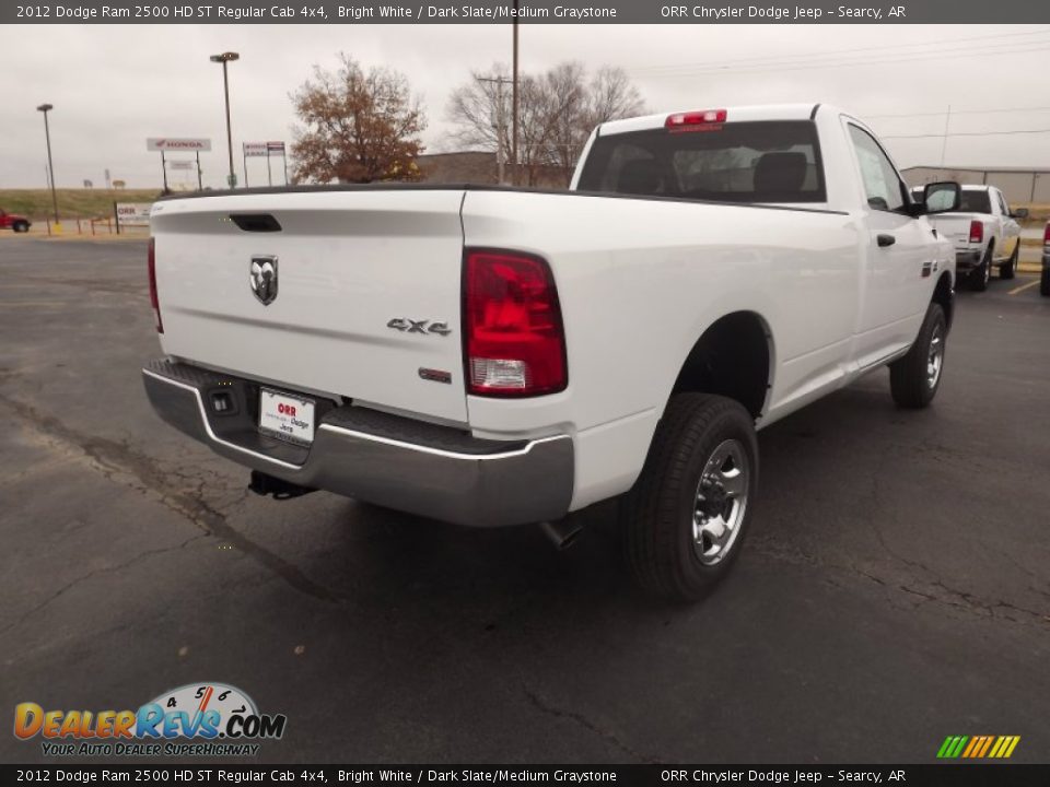 2012 Dodge Ram 2500 HD ST Regular Cab 4x4 Bright White / Dark Slate/Medium Graystone Photo #5