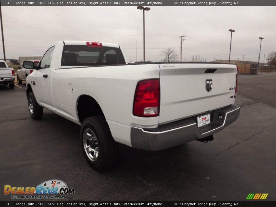 2012 Dodge Ram 2500 HD ST Regular Cab 4x4 Bright White / Dark Slate/Medium Graystone Photo #7