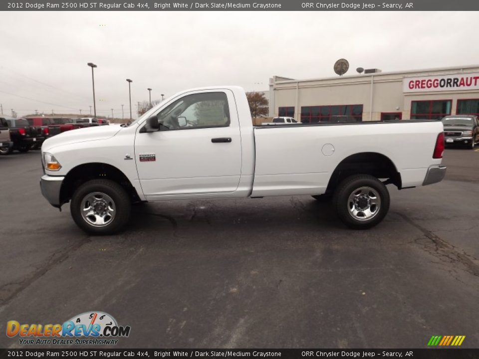 2012 Dodge Ram 2500 HD ST Regular Cab 4x4 Bright White / Dark Slate/Medium Graystone Photo #8