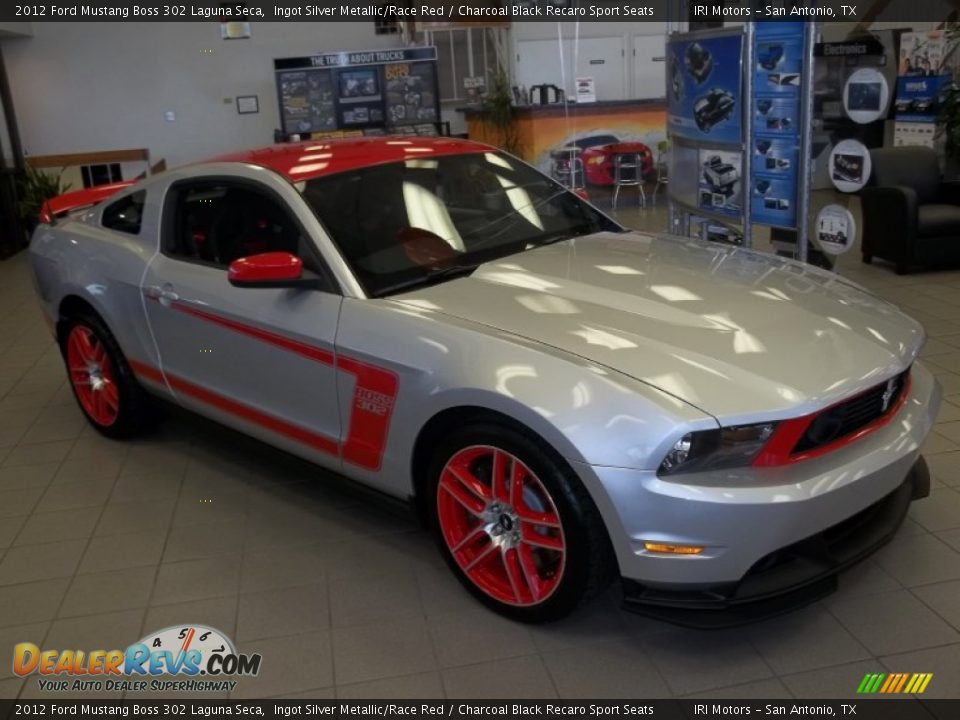 Front 3/4 View of 2012 Ford Mustang Boss 302 Laguna Seca Photo #1