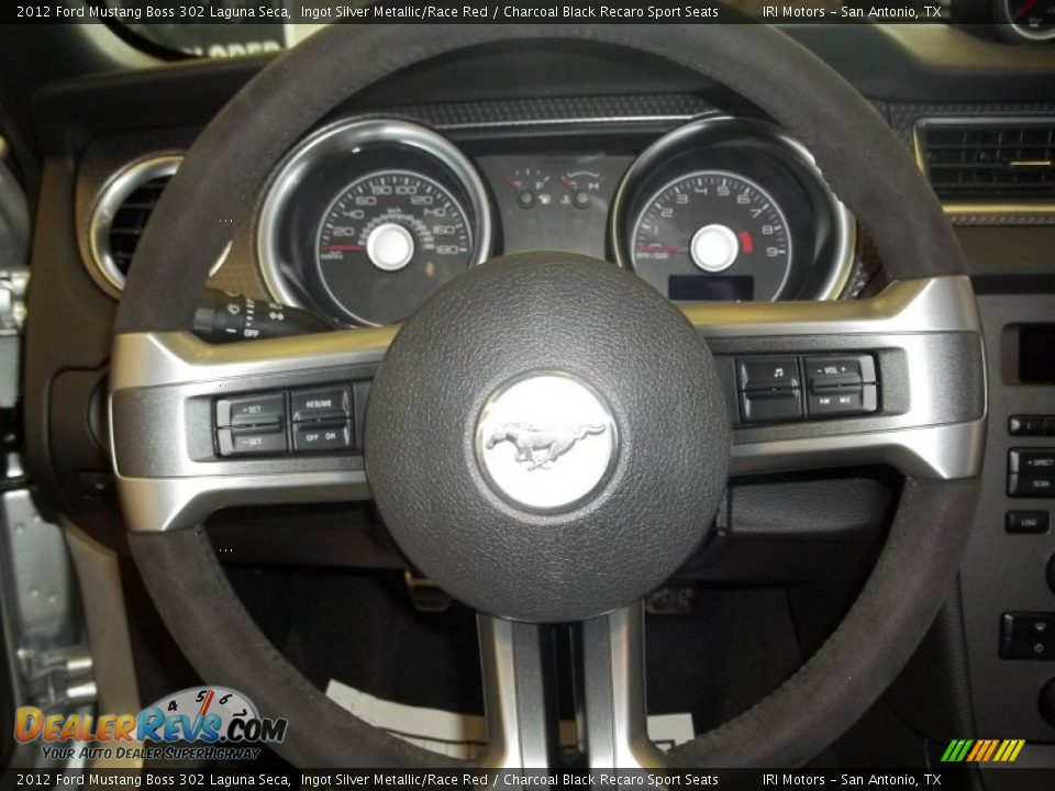2012 Ford Mustang Boss 302 Laguna Seca Steering Wheel Photo #16