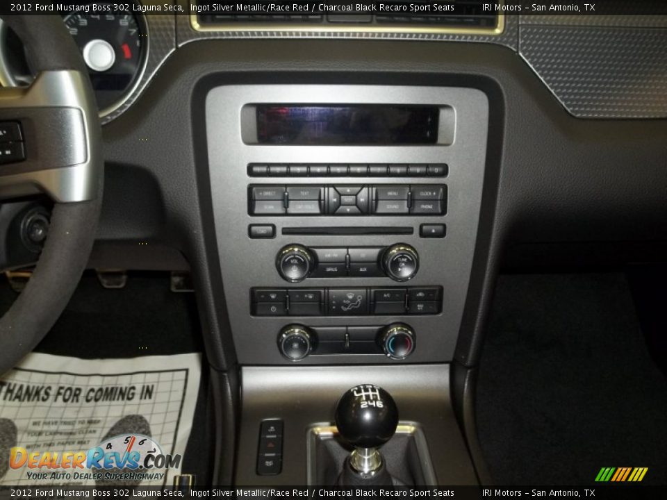 Controls of 2012 Ford Mustang Boss 302 Laguna Seca Photo #17