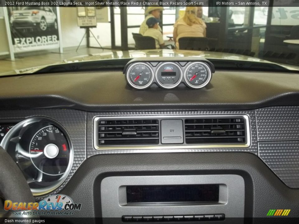Dash mounted gauges - 2012 Ford Mustang