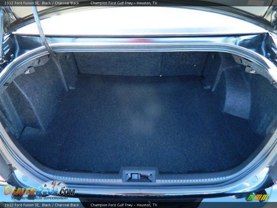 2012 Ford Fusion SE Black / Charcoal Black Photo #9