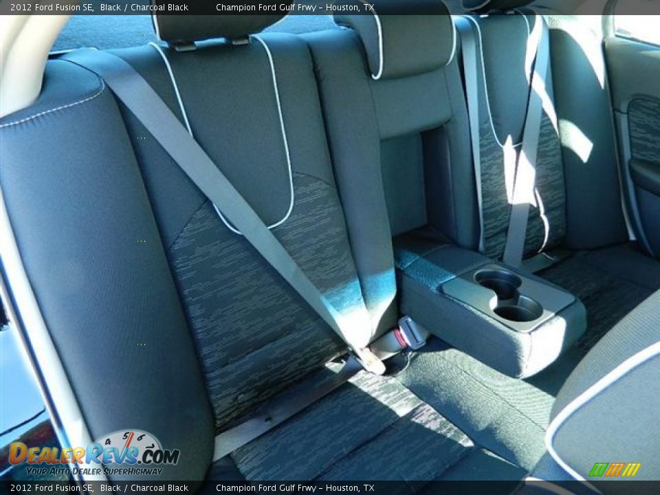 2012 Ford Fusion SE Black / Charcoal Black Photo #11