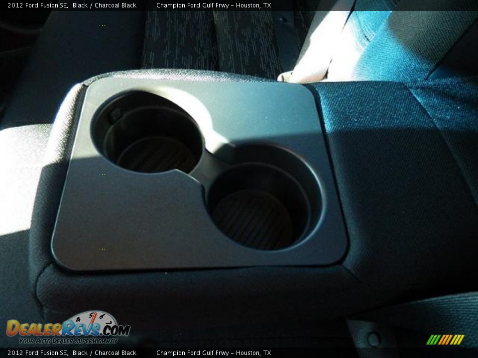 2012 Ford Fusion SE Black / Charcoal Black Photo #12