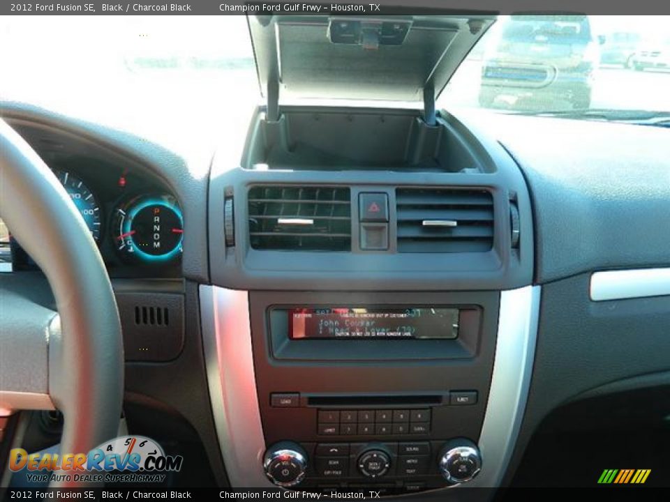2012 Ford Fusion SE Black / Charcoal Black Photo #14