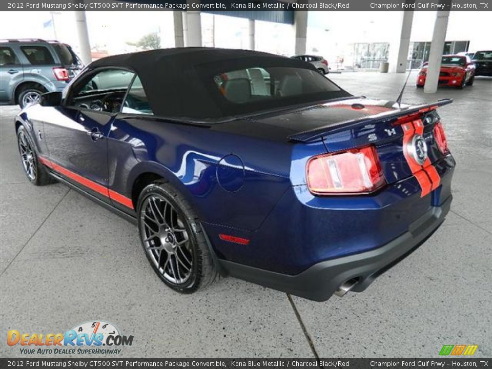 Kona Blue Metallic 2012 Ford Mustang Shelby GT500 SVT Performance Package Convertible Photo #7