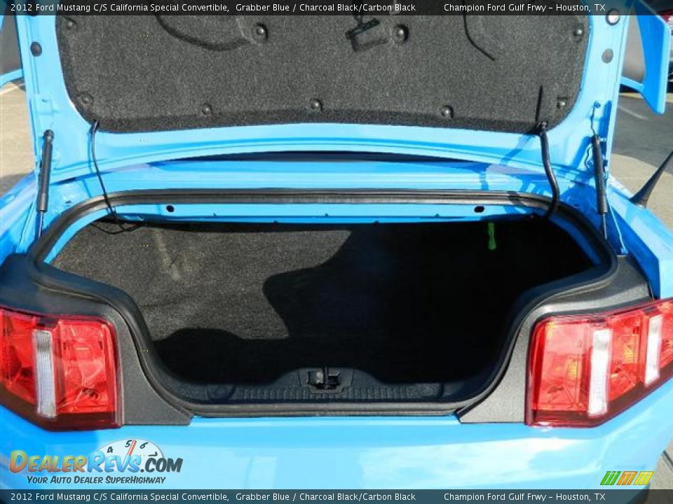 2012 Ford Mustang C/S California Special Convertible Grabber Blue / Charcoal Black/Carbon Black Photo #9