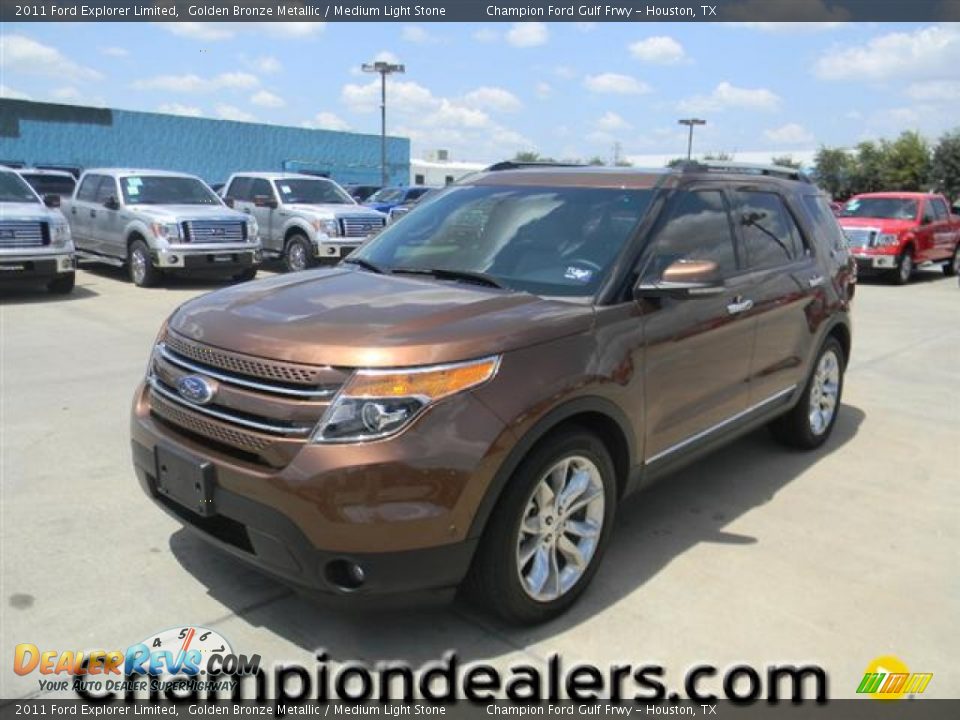 2011 Ford Explorer Limited Golden Bronze Metallic / Medium Light Stone Photo #1
