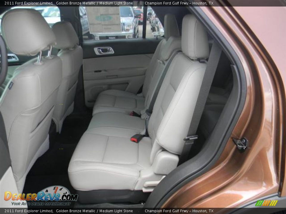 Medium Light Stone Interior 2011 Ford Explorer Limited