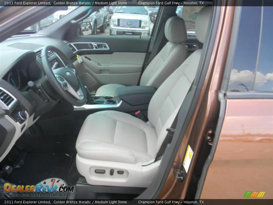 Medium Light Stone Interior - 2011 Ford Explorer Limited Photo #8