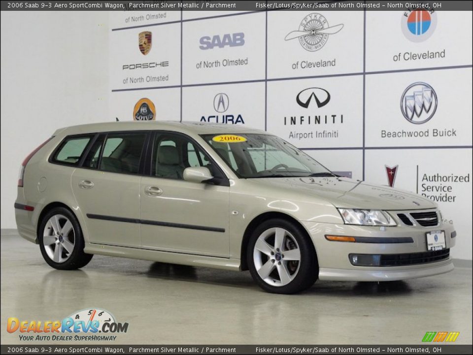 2006 Saab 9-3 Aero SportCombi Wagon Parchment Silver Metallic / Parchment Photo #1