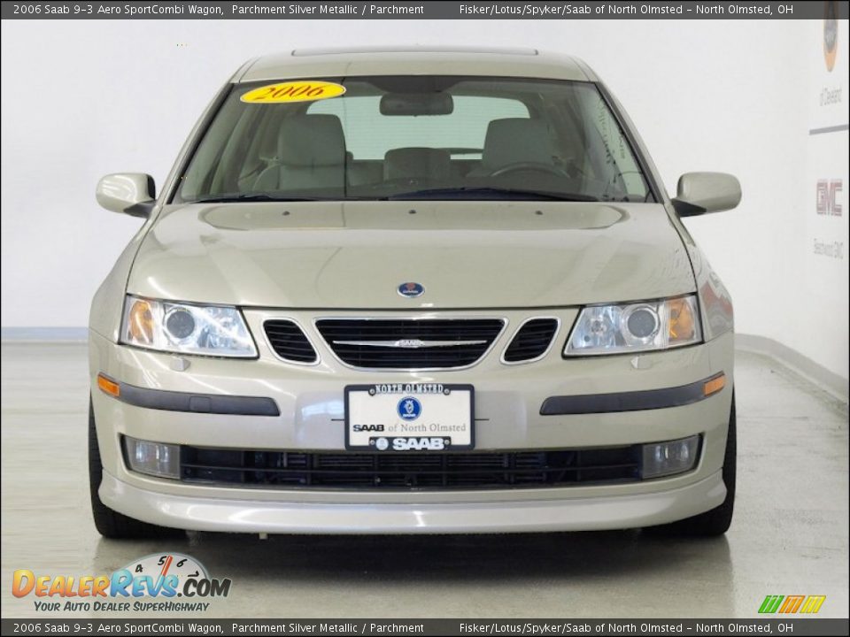 2006 Saab 9-3 Aero SportCombi Wagon Parchment Silver Metallic / Parchment Photo #3