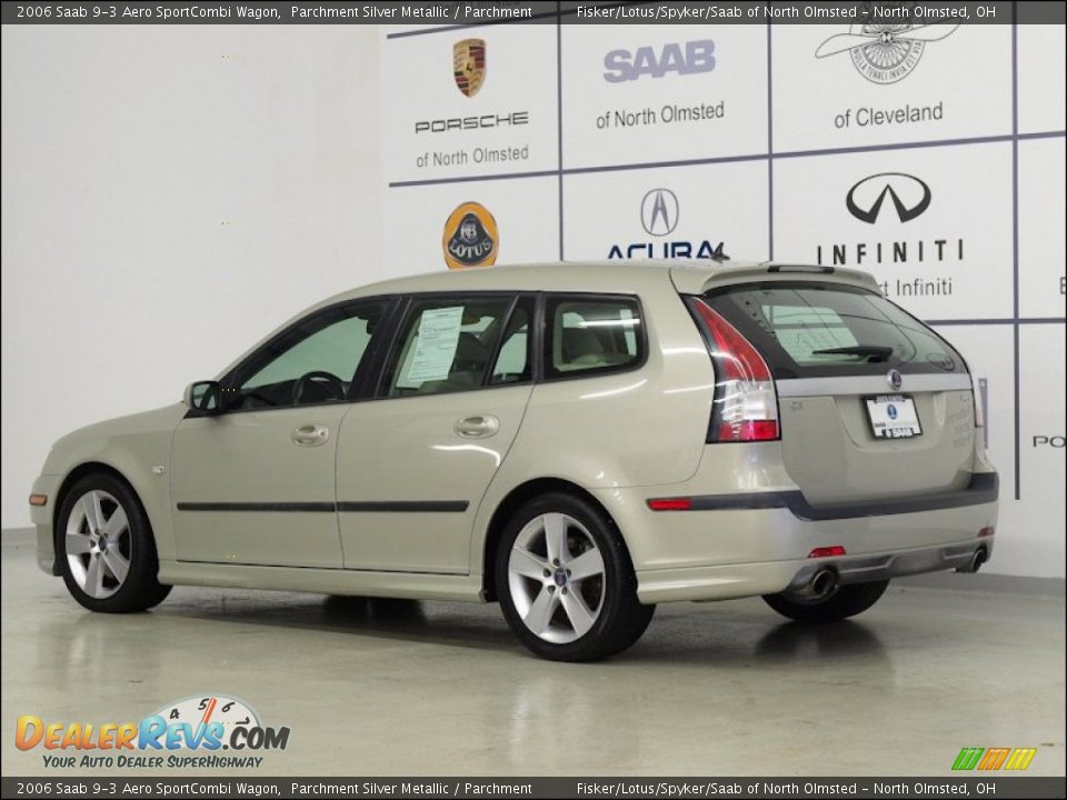2006 Saab 9-3 Aero SportCombi Wagon Parchment Silver Metallic / Parchment Photo #5
