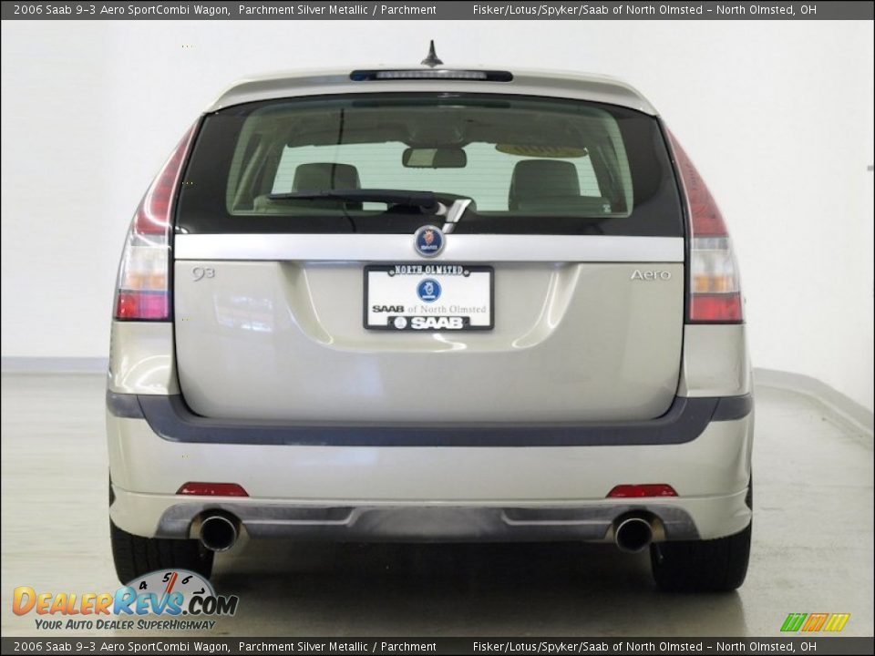 2006 Saab 9-3 Aero SportCombi Wagon Parchment Silver Metallic / Parchment Photo #8