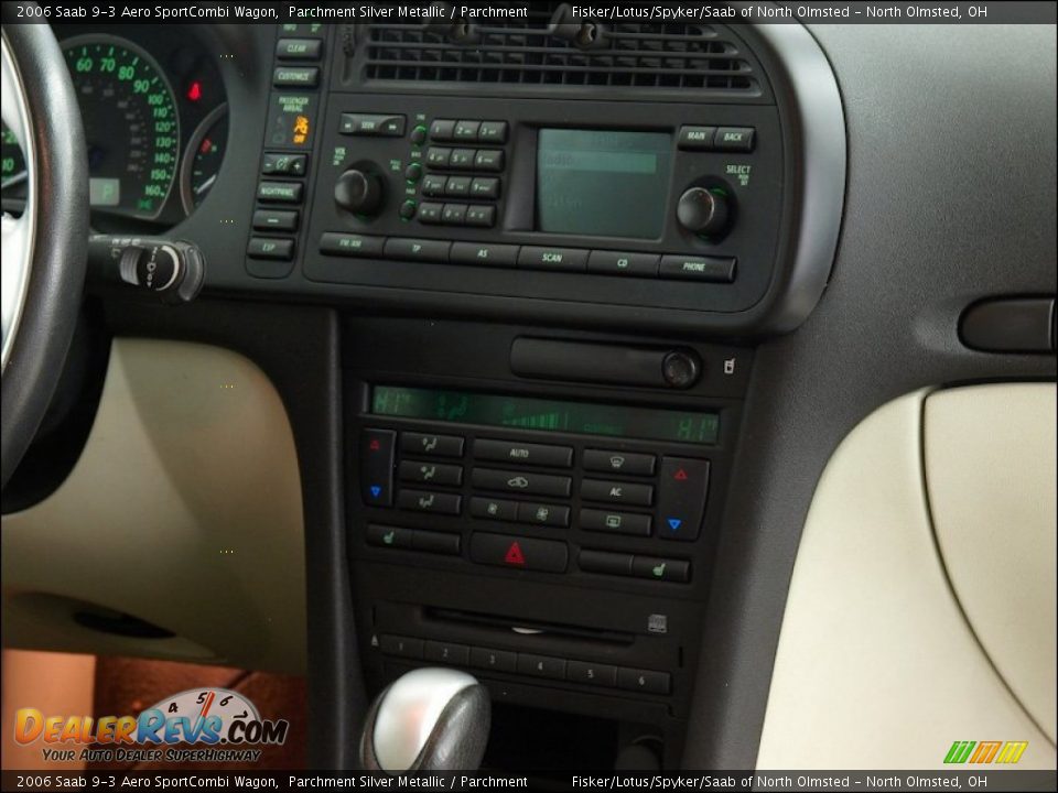 2006 Saab 9-3 Aero SportCombi Wagon Parchment Silver Metallic / Parchment Photo #10