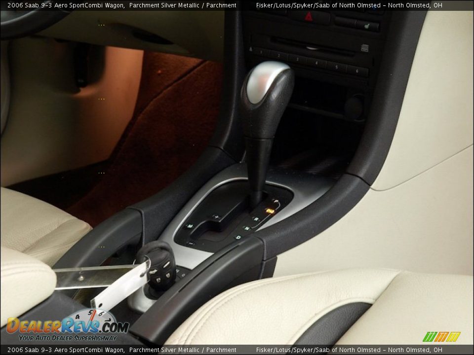 2006 Saab 9-3 Aero SportCombi Wagon Parchment Silver Metallic / Parchment Photo #11