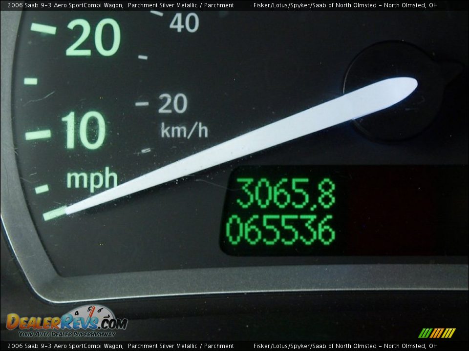 2006 Saab 9-3 Aero SportCombi Wagon Parchment Silver Metallic / Parchment Photo #13