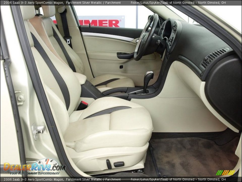 Parchment Interior - 2006 Saab 9-3 Aero SportCombi Wagon Photo #14