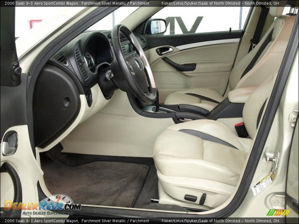 Parchment Interior - 2006 Saab 9-3 Aero SportCombi Wagon Photo #15