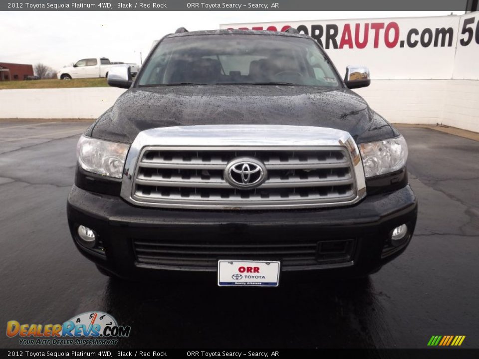 toyota sequoia platinum red rock #2