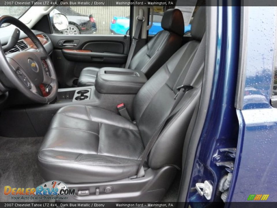 2007 Chevrolet Tahoe LTZ 4x4 Dark Blue Metallic / Ebony Photo #10