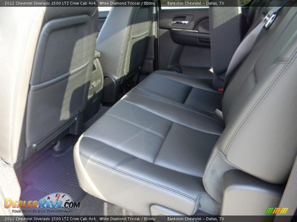 2012 Chevrolet Silverado 1500 LTZ Crew Cab 4x4 White Diamond Tricoat / Ebony Photo #8