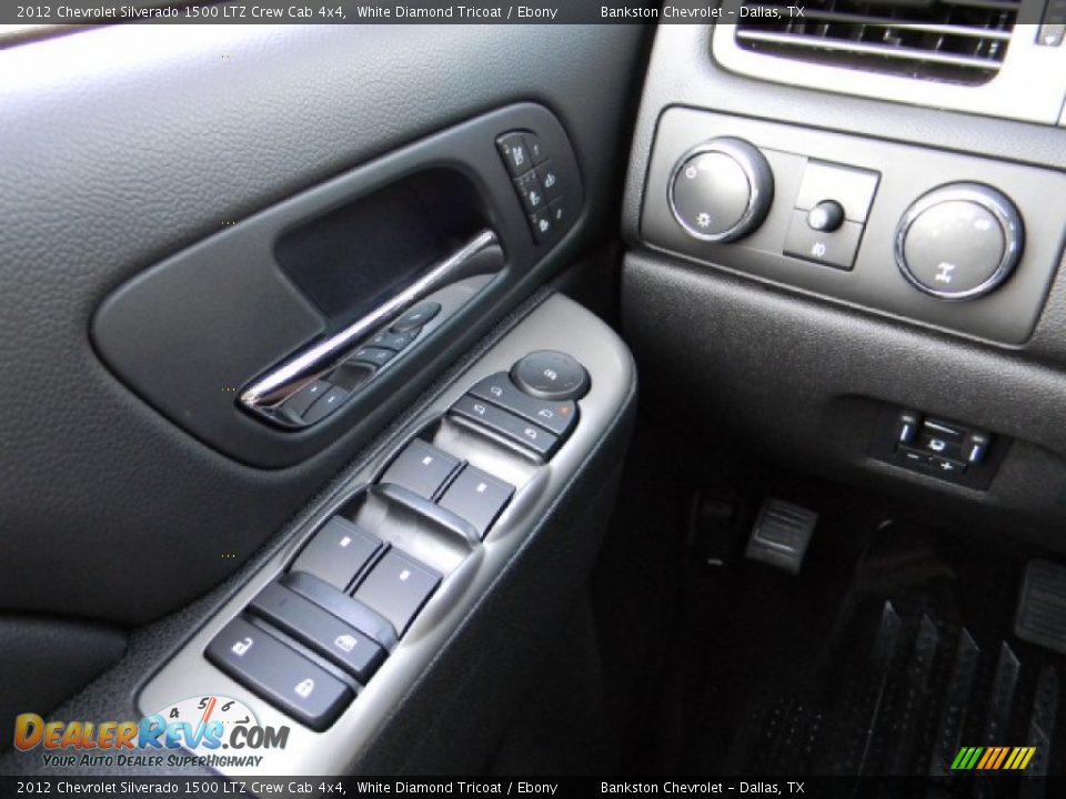 2012 Chevrolet Silverado 1500 LTZ Crew Cab 4x4 White Diamond Tricoat / Ebony Photo #12