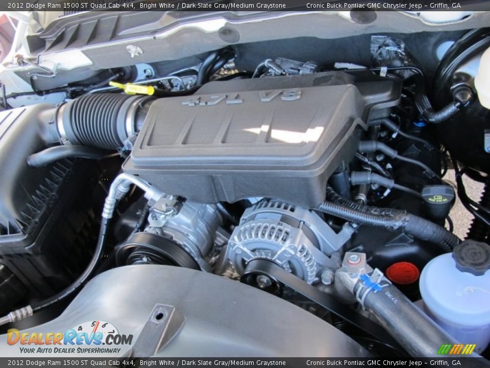 2012 Dodge Ram 1500 ST Quad Cab 4x4 4.7 Liter SOHC 16-Valve Flex-Fuel V8 Engine Photo #10