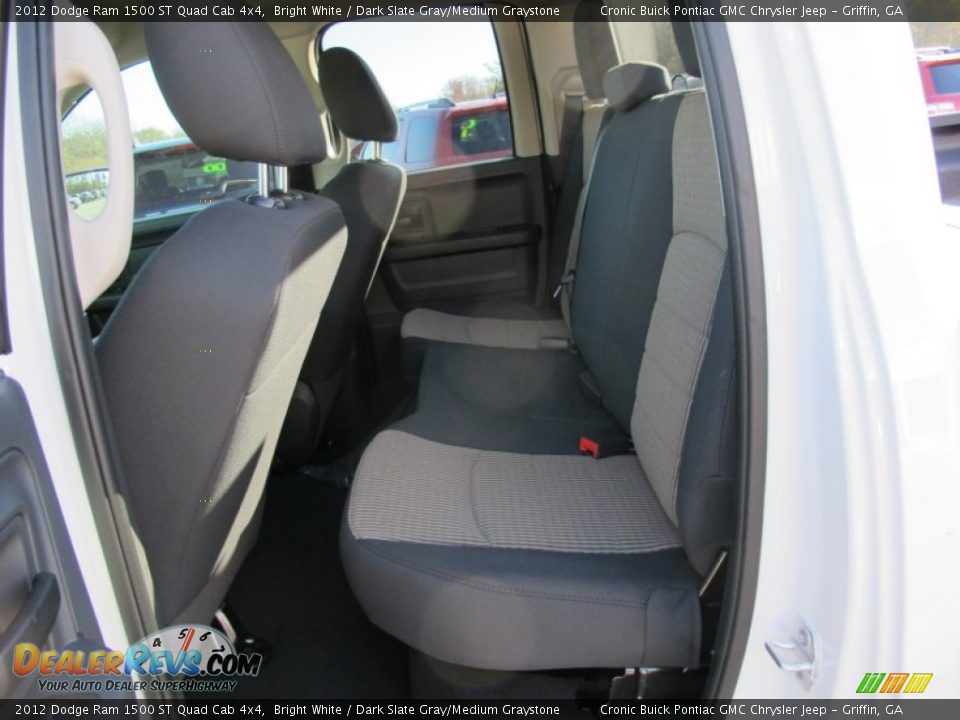 Dark Slate Gray/Medium Graystone Interior - 2012 Dodge Ram 1500 ST Quad Cab 4x4 Photo #12