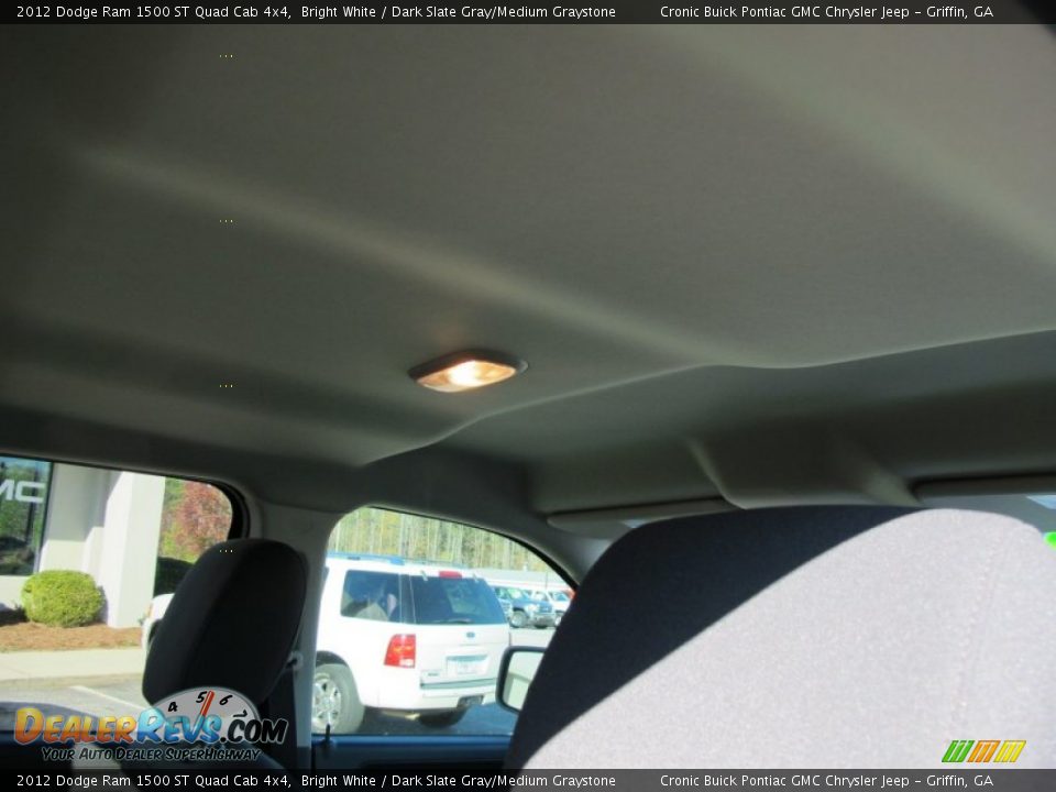 2012 Dodge Ram 1500 ST Quad Cab 4x4 Bright White / Dark Slate Gray/Medium Graystone Photo #16