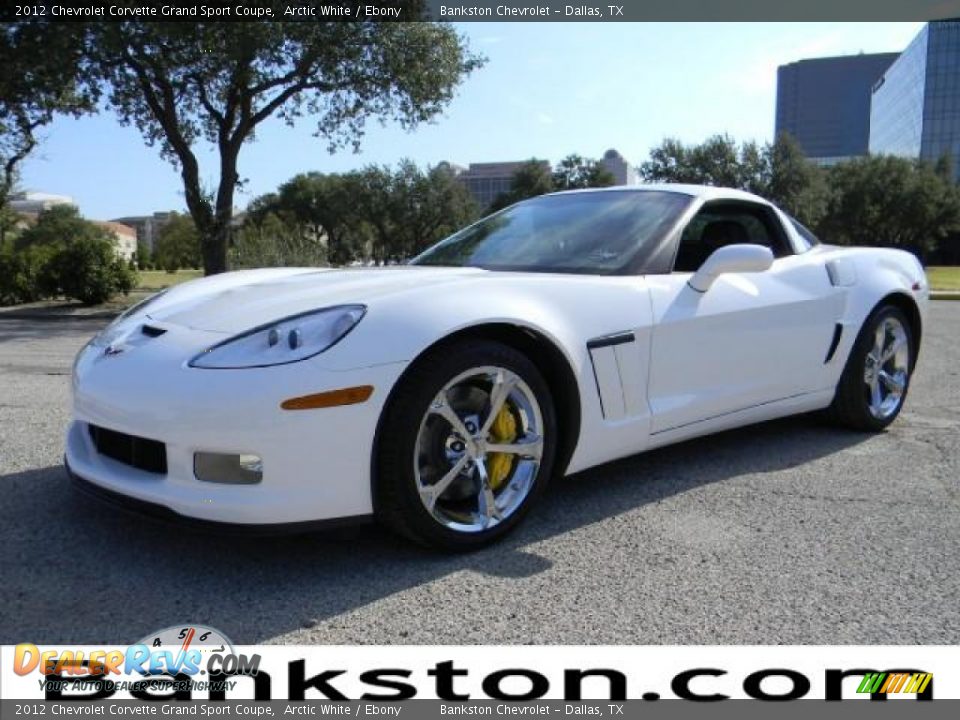 2012 Chevrolet Corvette Grand Sport Coupe Arctic White / Ebony Photo #1