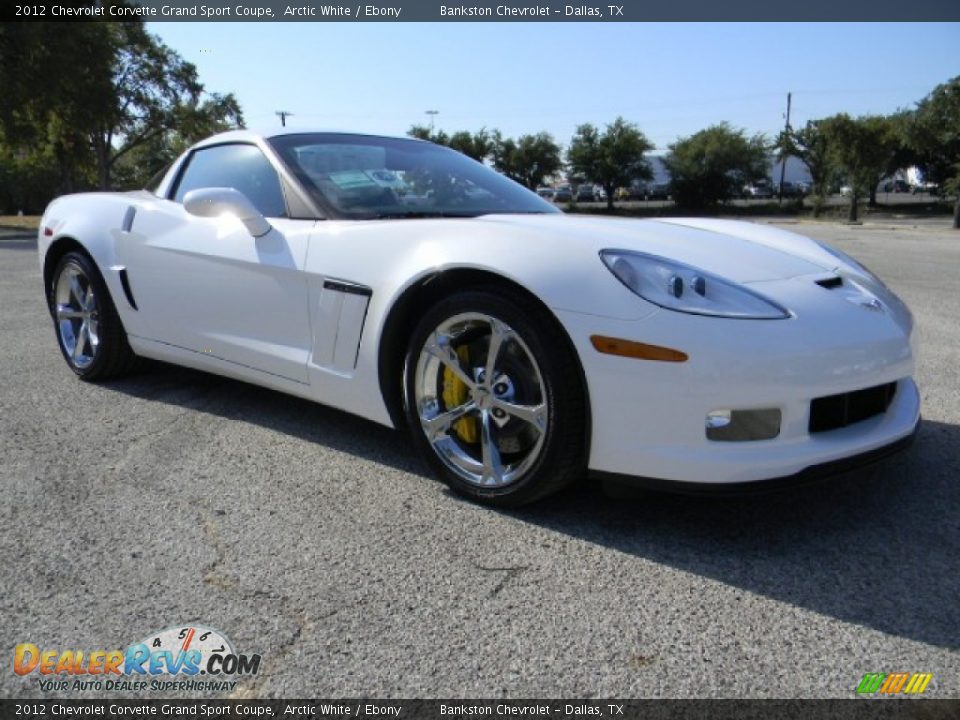 2012 Chevrolet Corvette Grand Sport Coupe Arctic White / Ebony Photo #2