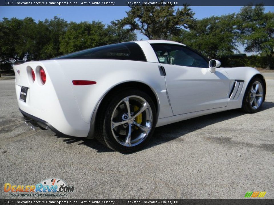 2012 Chevrolet Corvette Grand Sport Coupe Arctic White / Ebony Photo #3