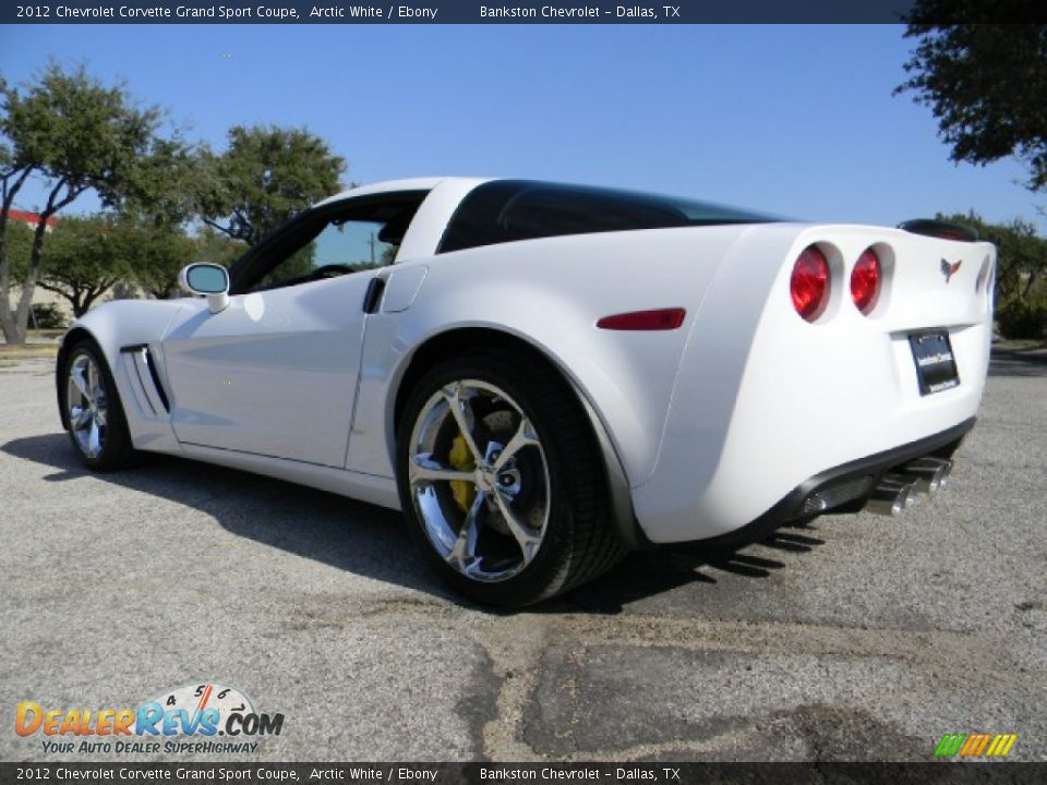 2012 Chevrolet Corvette Grand Sport Coupe Arctic White / Ebony Photo #4